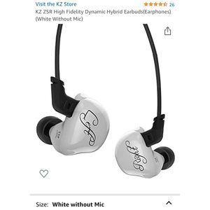 ZSR HiFi earbud headphones